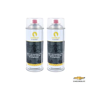 CHEVROLET – GBQ – WHITE – autolak spuitbus (set) 400ml