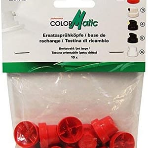 10 stuks – Colormatic Van-Spray Medium, Zwart-ROOD