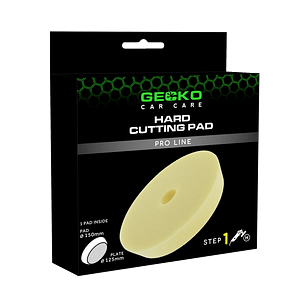 Gecko Polishing Pad Hard Yellow 150mm 1pc (For Backing Plate 125mm)
