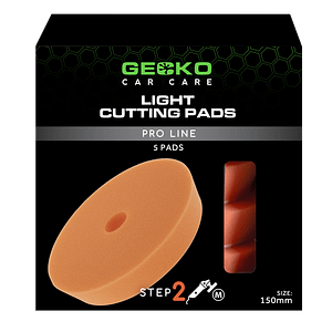Gecko Polishing Pad Medium Orange 150mm 5pcs (For Backing Plate 125mm)