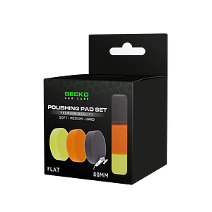 Gecko Polish Pads 80mm Set 3pcs