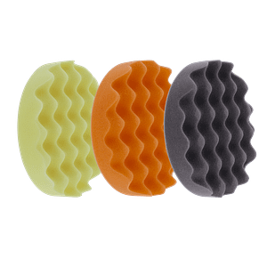 Gecko Waffle Polish Pads 150mm Set 3pcs