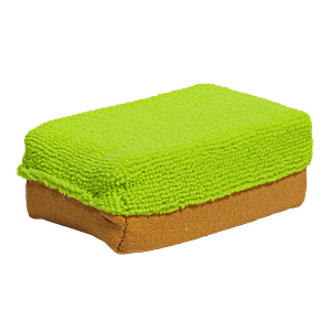 Gecko 2in1 Car Window Microfiber & Chamois Sponge 12x8x4cm