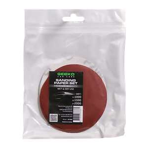 Gecko Sandpaper P1000 2pcs – P1500 2pcs – P2000 2pcs – Ø75mm 2pcs