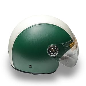 MT Retro Jet Helm Rood Wit Groen Maat L