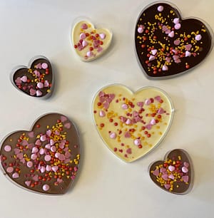 Chocolade harten – groot