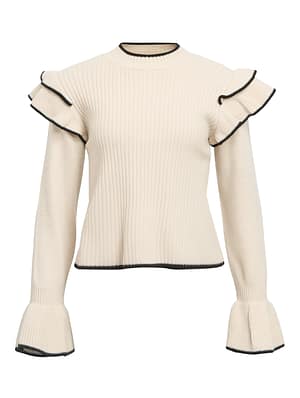 OBJAKI L/S RE NEW KNIT PULLOVER 142 DIV