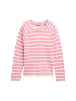Boxy fit long-sleeved shirt with button details