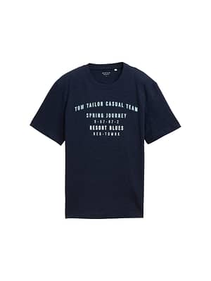 Cotton T-shirt with print