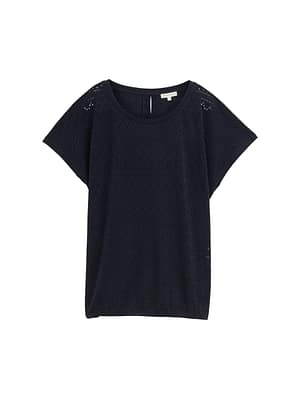 Loose fit ajour T-shirt