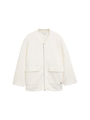 Scuba sweatshirt jacket