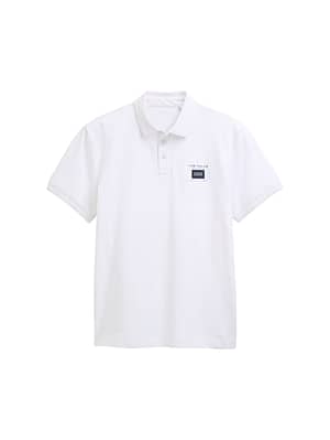 Piqué polo shirt with stretch