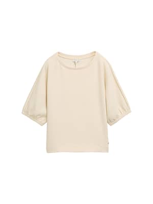 Loose fit sweatshirt in a mix of materials