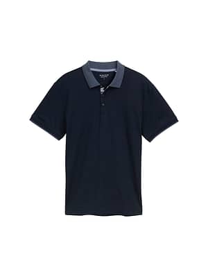 Basic jersey polo shirt