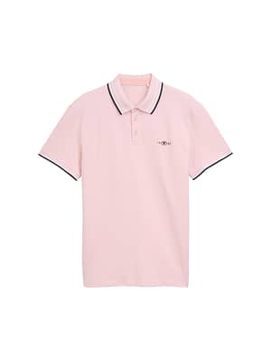 Piqué polo shirt with stretch
