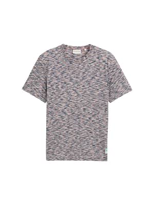 T-shirt in melange look