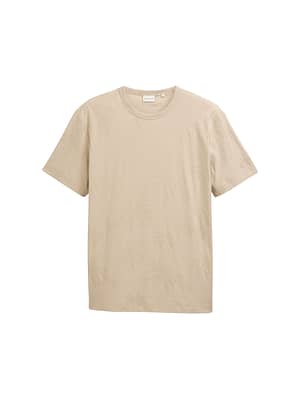 Jacquard T-shirt with palm tree motif