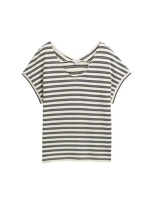 T-shirt with striped pattern