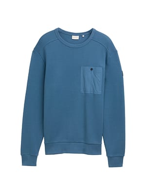 Sweatshirt with breast pocket