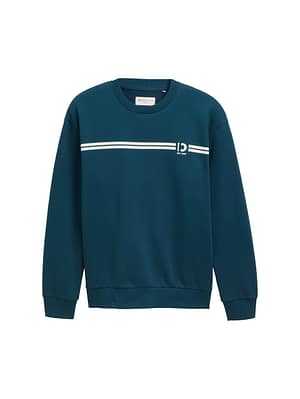 Crewneck sweatshirt with print