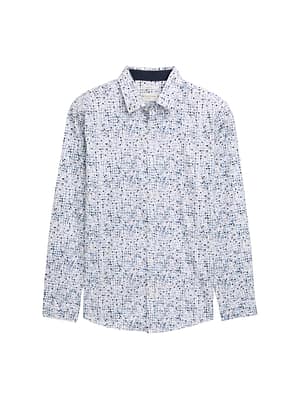 Fitted shirt with pattern