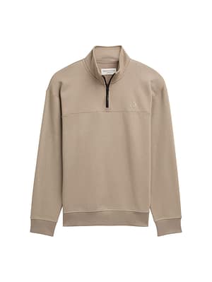 Troyer sweatshirt with logo print