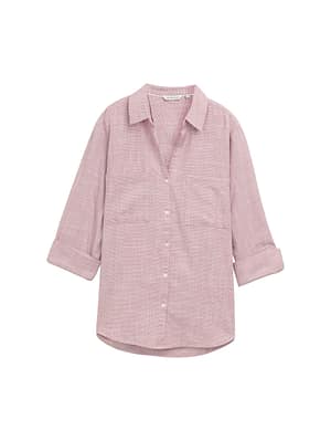 Blouse with breast pockets