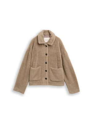 Teddy Jacket with patch pockets