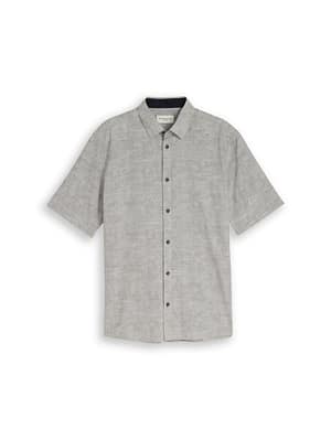Comfort fit short-sleeved shirt with pattern