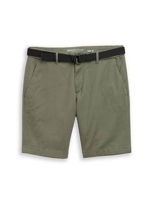 TTREGULAR chino shorts with belt