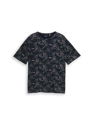 T-shirt with palm tree print