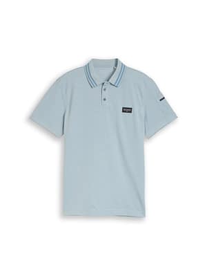 Polo shirt with sleeve pocket