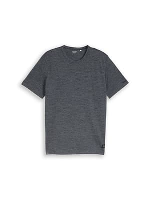 T-shirt with a marl effect