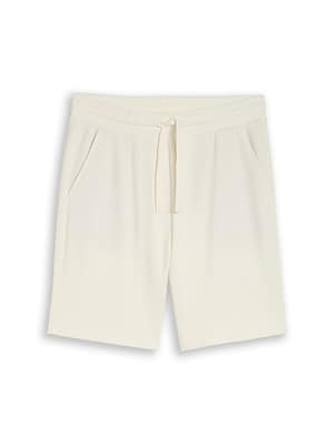 Relaxed shorts with a waffle texture
