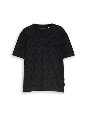 Relaxed fit T-shirt with palm print