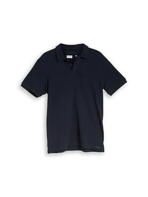Ottoman polo shirt with breast pocket