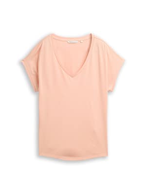 T-shirt with V-neck