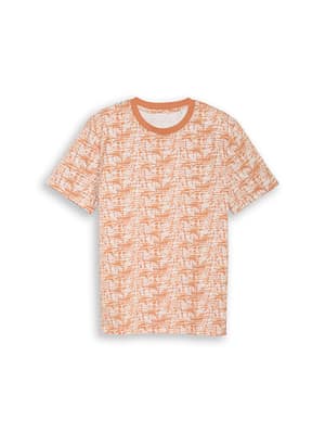 T-shirt with palm tree print