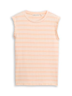 Top with striped pattern