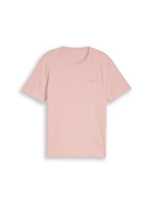 T-shirt in melange look