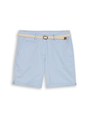 Chino Bermuda shorts with belt