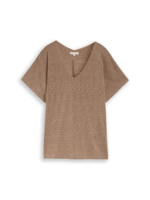 Loose fit ajour T-shirt