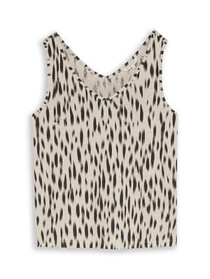 Top with linen blend