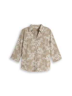 Plus Size - Blouse with embroidery