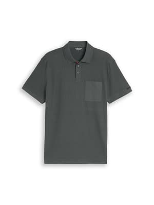 Polo shirt with chest pocket