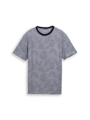 Jacquard T-shirt with pattern