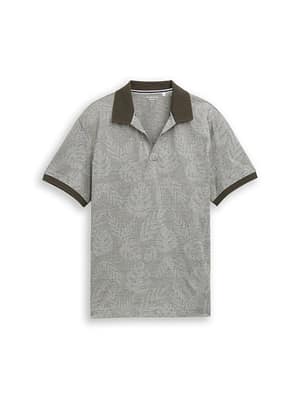 Jacquard polo shirt with pattern