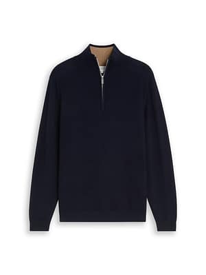Cotton crew-neck jumper