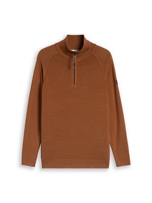 Cotton crew-neck jumper