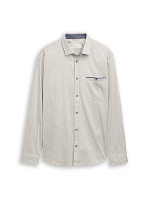Regular-fit shirt with stretch